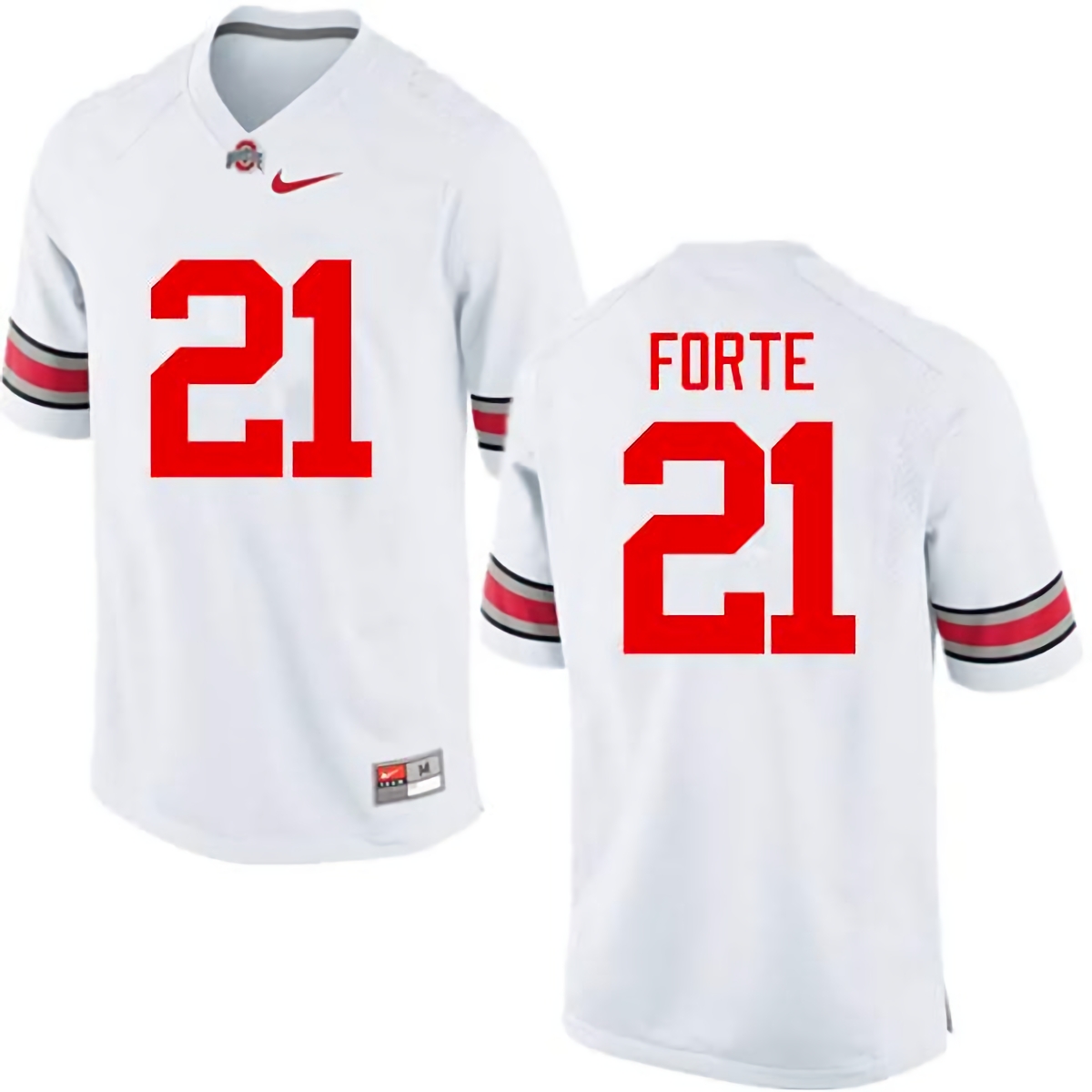 Trevon Forte Ohio State Buckeyes Men's NCAA #21 Nike White College Stitched Football Jersey WWF8456UJ